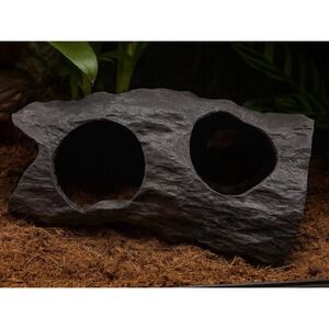 Giant Textured Lizard and Snake Log for Reptile Enclosures and Terrariums